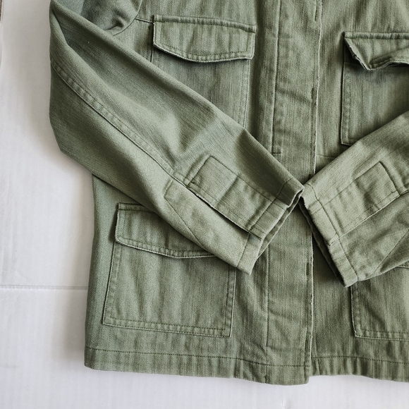 PINK Victoria Secret Green‎ denim jacket - Picture 3 of 12